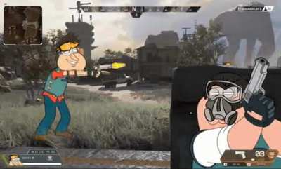 "This is just like that time we played Apex Legends..."