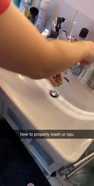HI GUYS! Make sure ur cpus are fresh and clean for the rtx 30 series!