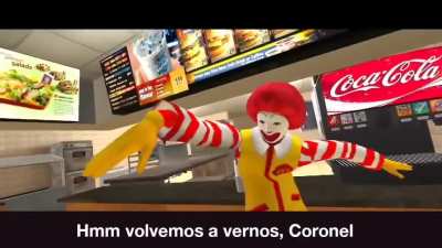 Colonel Sanders (KFC) vs Ronald (McDonald)