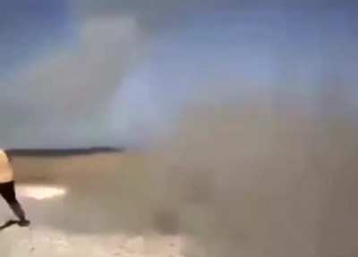 Wcgw not holding a rpg tight