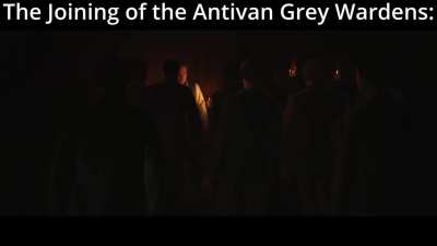 Aura-farming Antivan Wardens as usual.