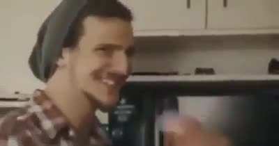 Asking a friend for a coke