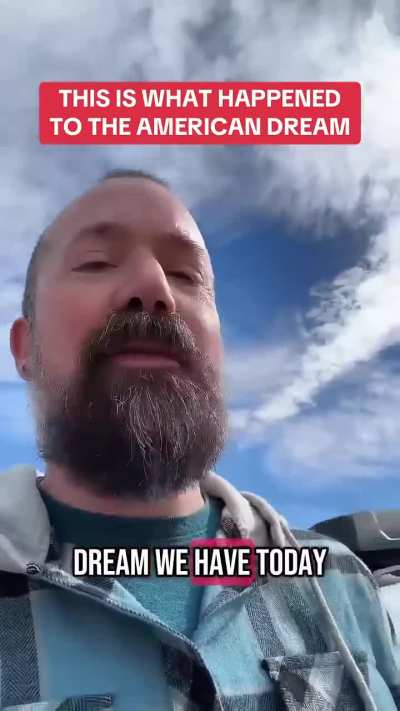 This is what became of the American dream.