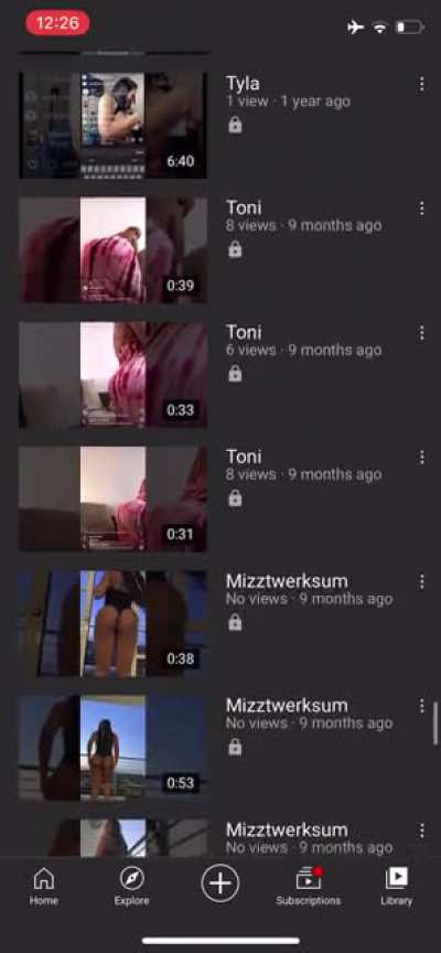 I have a lot more videos of her I could upload but that’s mad time consuming so idk when I’ll be able to do that