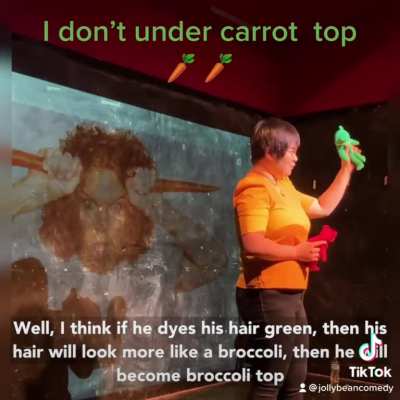 Remember comedian Carrot Top?