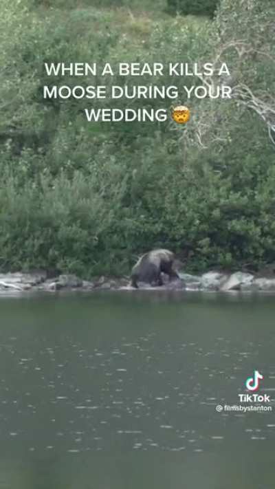 When nature keeps it real at your nature themed wedding