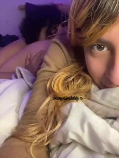 He won&rsquo;t stop licking my boy pussy 🫣👅📸