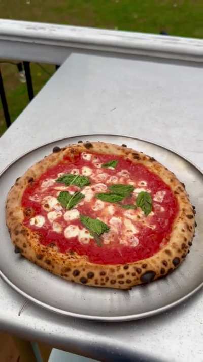 48-hour cold ferment, 65% hydration &mdash; Margherita &amp;amp; Pepperoni Neapolitan