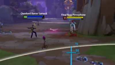 Persephone casually doing over 2200 damage in 10 seconds