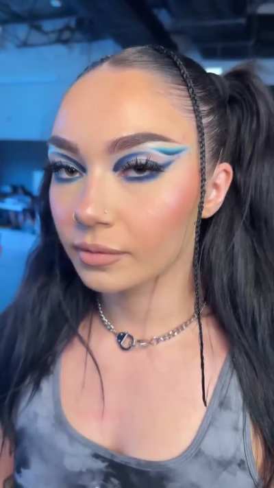 Skye&rsquo;s makeup for AEW | 11/25/2025