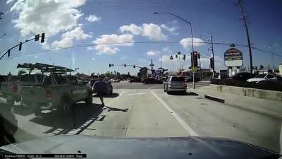 Guy Road Rages &amp;amp; Kicks In Door/Rips Off Mirror. Details in comments
