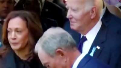 by Trump to intimidate Harris with his "power-play" handshake