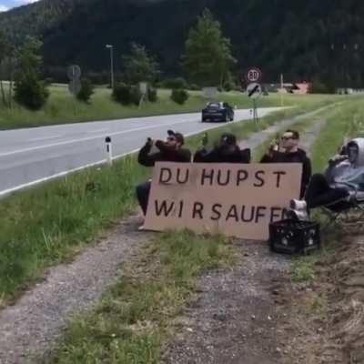 You honk, we drink