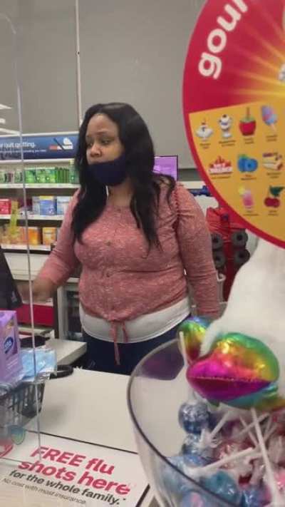 CVS Manager in Garner, NC confronted by her Door Dash delivery person for falsely reporting her food never arrived.
