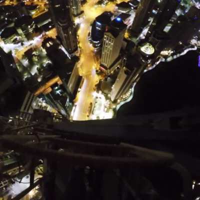 An edit of my latest crane climb, featuring a security guard on the toilet.