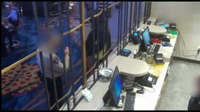 Las Vegas Metro released footage of the person who robbed Rampart Casino last Thursday and has yet to be identified