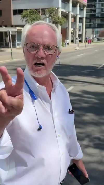 Homophobic tirade in Calgary, Alberta.