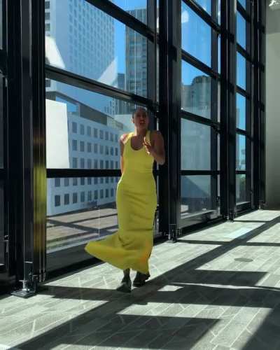 Tracee having fun