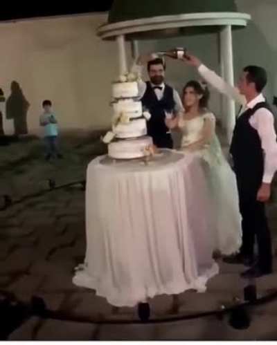 A memorable wedding.