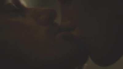 Florence Pugh hot tongue kiss in The Little Drummer Girl (2018)