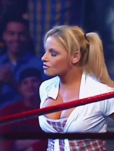 Trish Stratus provocative School Girl