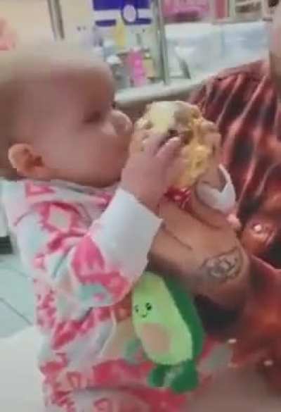 Baby's first ice cream 