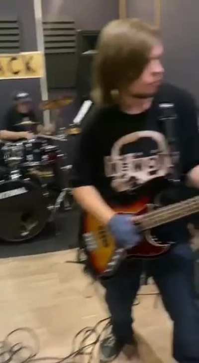 Rehearsing for a Freaky Styley tribute 40th anniversary gig