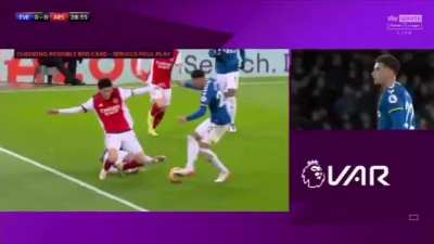 "He's meant it (to stamp on his face), but I can see why it's not a red" - Gary Neville. What have I just heard?