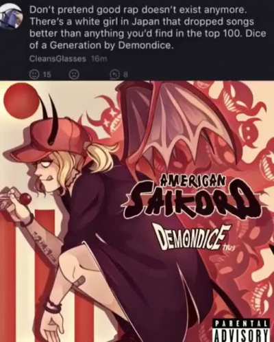 Rap has been saved by the japanese white girl