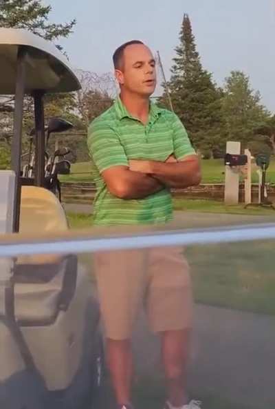 Psycho loses his shit on the golf course