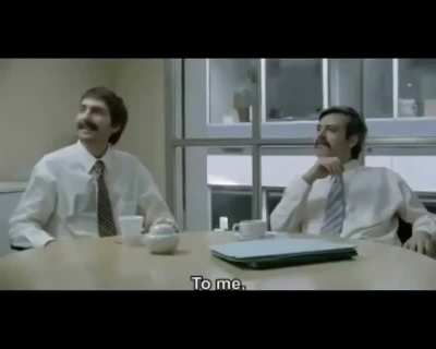having a mustache is like