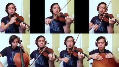 An excerpt of the theme from The Mandalorian I played on cello &amp;amp; violin