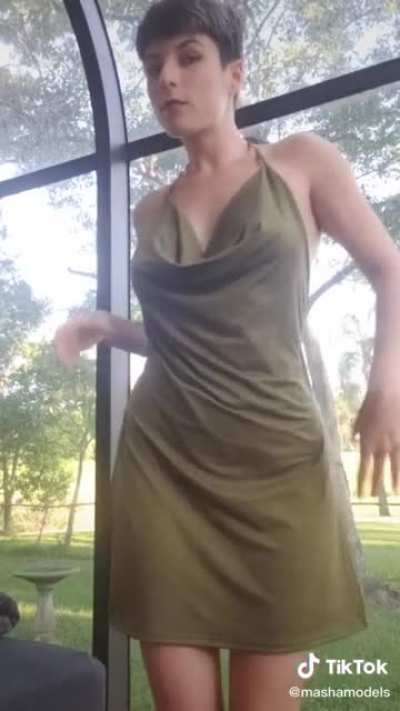 Small and cute with a little bit of thigh thrown in