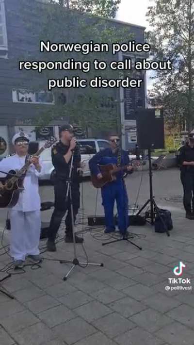 Norwegian cops are just&hellip; different.