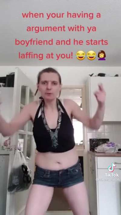 Who you laffing at?