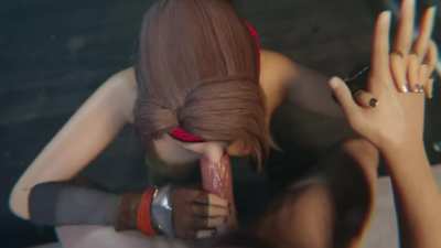 Sloppy blowjob from Jessie