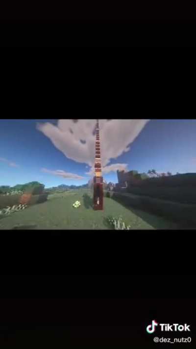 Minecraft horse climbs cake ladder and fucking dies