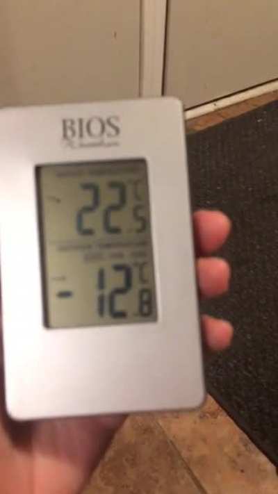 Scrambles trying to convince me it&rsquo;s not that cold in Canada in January