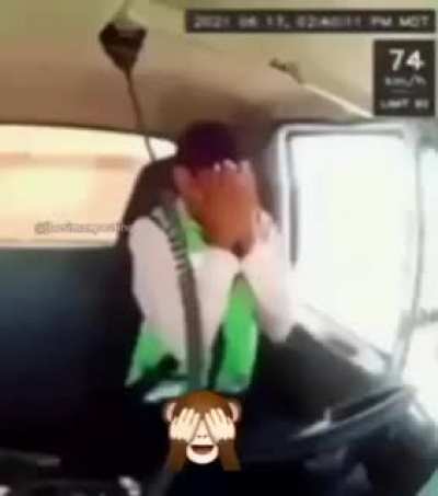 Avoiding an accident to happen.