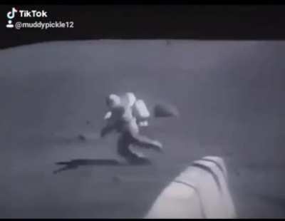 Astronaut falling music video