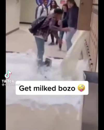 fell for the classic milk blunder. SAD!