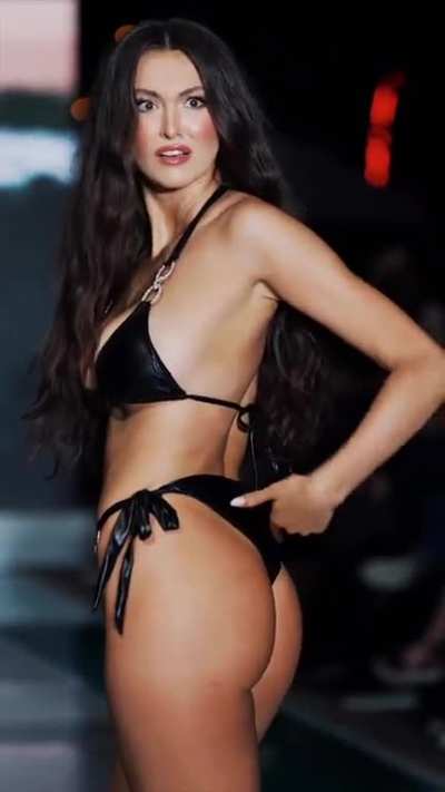 She is owning the runway
