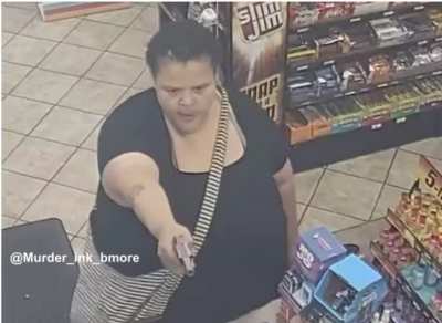 Va Lady shoots and robs gas station clerk in Columbia, MD