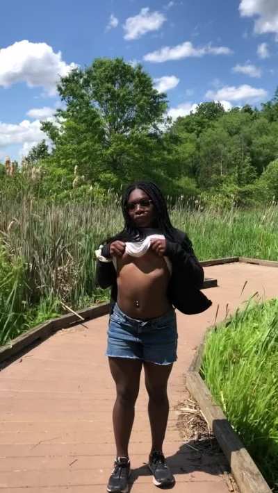 Getting sneaky at a nature center 🐢