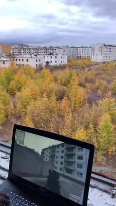 Stalker in Pripyat