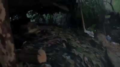 Ukrainians manning an outpost unexpectedly met Russian SSO Senezh and managed to hold their position.