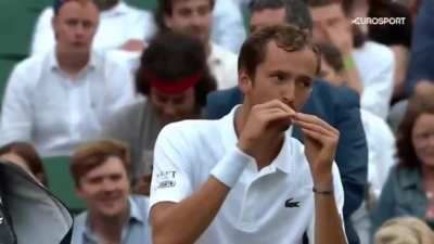 A Medvedev Original. Playing flute during change over :)