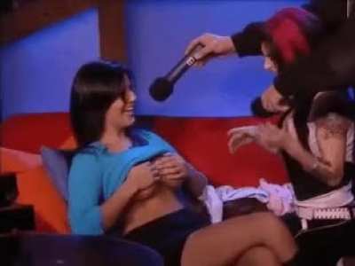 Sunny Leone Groped live on Howard Stern Show