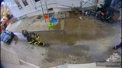 AC unit falls on Brooklyn firefighter from 2nd story window