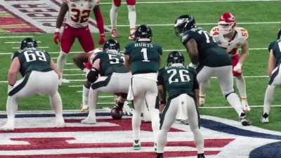 [Highlight] Eagles HC Nick Sirianni pushing OC Kellen Moore to call the deep bomb to DeVonta Smith that iced the game: "If we score, it's over. Just call it."